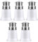 Pddenality 5 Pcs B22 to E27 Adapter,Bayonet to Screw Bulb Adaptor Screw to Bayonet Bulb Adaptor,Light Bulb Adapter Bayonet to Screw,Bayonet Adapter for LED Bulbs Incandescent Bulbs and CFL Bulbs