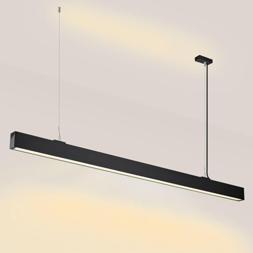 SCON Hängelampe Led Pendelleuchte Dimmbar, Triac/Dialing Dimmbare Hängeleuchte CCT Ändern Verknüpfbares Licht Esszimmerlampe Hängend Höhenverstellbar Esstischlampe, Bürolampe