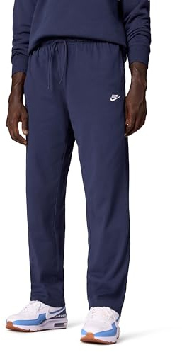 Nike Sportswear Club Strickhose Mit Offenem Saum Für Herren, Obsidian/White, FQ4332-451, 3XL