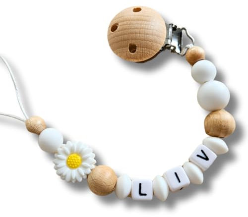 Lovely Personalisiertes Baby Geschenk, Mädchen/Junge, verschiedene Farb-Varianten Daisy (9.Weiß)