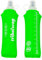 Tribalway 2 x Soft Flask 500ml – Running Water Bottles | Collapsible Soft Flask for Hydration Vest | BPA-Free Water Bottle for Running, Hiking, Cycling | Leakproof & Lightweight (Green)