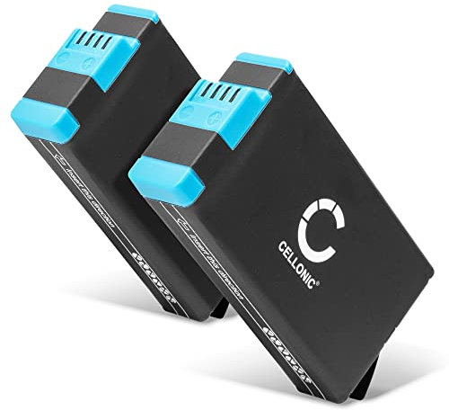 CELLONIC, Batteria per Fotocamera, Compatibile con GoPro Max 360, SPCC1B (3.85V, 1400mAh) 2 Pezzi