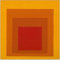 KSHAO ATHQW Josef Albers Poster Weiße Linie Quadrat Wandkunst Josef Albers Ausstellung Drucke Nordische Leinwand Malerei Für Wohnzimmer Dekor Bilder 40x40cm Kein Rahmen
