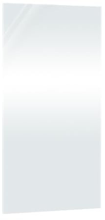 Heatness Infrarotheizung Glas 800W – Schwarz/Weiß, 60x120 cm, inkl. 2 Handtuchhalter & Funkthermostat – Wandheizung für Bad & Wohnräume (Weiß)