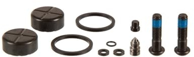 SRAM Rival AXS E1 Kolbenwartungssatz Scheibenbremse mit 2 Kolben, Bolzen, Dichtungen, O-Ring und Entlüftungsschraube