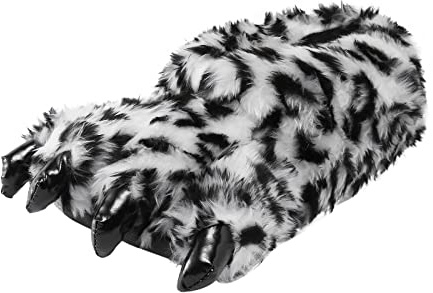 Generisch Zapatillas de estar por casa para hombre y mujer, de piel de cordero, de fieltro, para invierno, mullidas, gris, Talla única