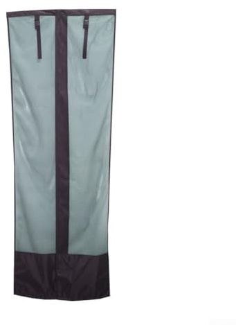 Zanzariera magnetica per rimorchi camper, 202 x 72 cm, tenda a rete resistente autosigillante senza trapano da installare nero