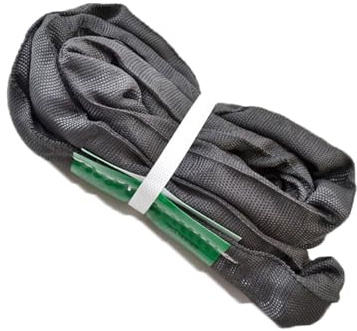 runner deer Spanset Rundschlingen für Antennenreifen, Takelage, Seide, Ringen, Klettern, 1,25 m, Schwarz