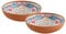 Purely Home Rio Corte - Outdoor/Camping/BBQ - Melamine Pasta & Cereal Bowls - Low Bowls Sets (2)