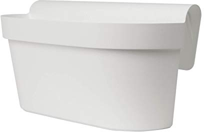 Euro 3 Plast Balkon-Hängekasten UP Cassetta, weiß, 50 cm, 9 Liter