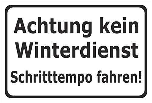 Melis-Folienwerkstatt Schild Schritt-Tempo Fahren - 30x20cm - 3mm Aluverbund – 20 VAR S00018-153-A