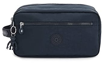 Kipling Agot, Blue BLEU 2, Large, Damen Agot Kulturtasche, Leichter Reise-Organizer, Nylon-Kosmetik-Set