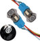 JIQI 2× 16mm Latching Druckschalter Metall 12V bis 24V 3A einrastend EIN/AUS Schalter mit weißem LED Symbol IP66 1NO1NC Selbstsichernde wasserdichte vorverdrahte Druckknopf Taster für Boot LKW RV Auto