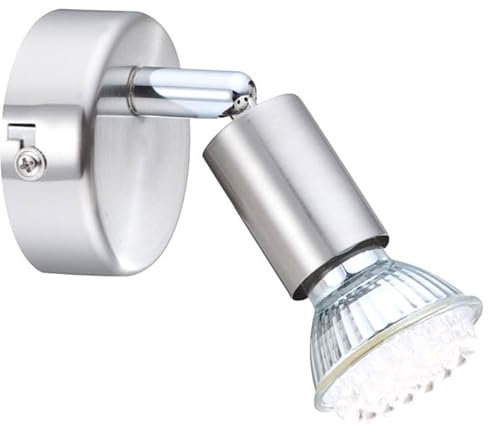 etc-shop LED Wandleuchte Wandlampe Leselampe Strahler Licht Spot Nickel Matrix