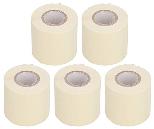 Ruban de Tuyau de Climatiseur 5 Pièces, Largeur de 6 cm/2.4in Tube RéSistant à L'huile Isolation de Tuyau de Cuivre Rubans D'emballage de Protection Pour Pièces et Fournitures Electroniques(Beige)