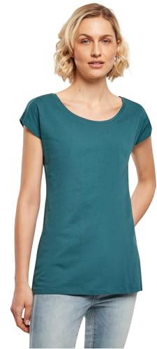 Build Your Brand Damen Bb013-ladies Wide Neck Tee T-Shirt (1er Pack)