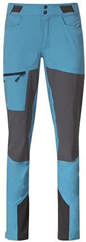 Bergans Damen Cecilie Mtn Softshell Hose, clear Ice blue-solid dark grey, M