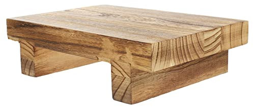 TOPBATHY Tischhalterung Aus Holz Hocker Aus Holz Schwarze Schminktücher Maßstab 1 12 Alte Pflanze Pflanzenhocker Mini-barhocker Badezimmer Waschbecken Lagerregal Einfach Hölzern Kind