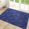 Homaxy Door Mats Indoor, 50 X 80 cm, Machine Washable Inside Door Mat, Dirt Trapper Soft Doormats, Super Absorbent Entrance Rug, Non-slip Floor Mat For Front Back Door, Pets and Dogs (Navy Blue)