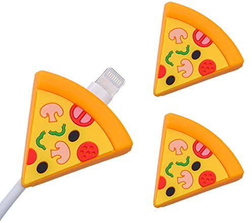 YPWangShengRui Cute Pizza Shape USB Charger Protectors for Cellphone Accessories