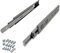 SOTECH 3 Paar Vollauszüge KV1-35-H45-L750-SE-MS 750 mm Selbsteinzug, Traglast 35 kg, Schubladenauszug inkl. Schraubenset
