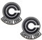 Zcketo Lot de 2 patchs Anime Capsule Corp avec fermeture Velcro pour casquettes, sacs, vestes, sacs à dos, vêtements, gilets, uniformes, cosplay - 10 x 10 cm