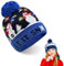 Riisoyu LED Leuchten Hut Mütze Stricken, LED-Weihnachtsmütze Weihnachten Hut Mütze Weihnachten Beanie Mütze Weihnachtsmützen für Unisex Kinder Erwachsene Weihnachtsfeier Winter Xmas Urlaub Mütze