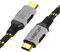 LINKUP - Câble USB 4.0 240W 40Gbps Type-C Thunderbolt 4 [2m] Vidéo 8K@60Hz Transfert de données et Charge Rapide Gainé Durable Compatible avec iPhone 15/16 Pro/Max MacBook Pro/Air iPad Pro Galaxy S23