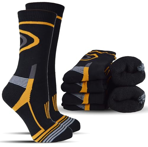 Frostfighter Herren Thermo Arbeitssocken (6x Paar) Winter Work dicke warme Arbeiter Strümpfe Vollfrottee Innenfutter