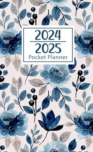 2024-2025 pocket planner: 2 year Pocket Calendar January 2024 to December 2025
