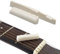 Knochen Stegeinlage,Knochen Stegeinlage für Akustische Gitarre,Knochengitarre Aus,Brücke Sattel und Nut Ersatz für 6 String Klassik Gitarre Teile Sattel Nuss Mutter Ersatz zum Akustikgitarre Ersatz