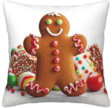 AvImYa Lebkuchenmann Candy Cord Kissenbezüge Multi Größe Wohnkultur Moderne Bauernhaus Sofa Wohnzimmer Sofa Bett