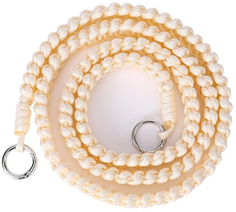 Ever Bloom Damen Mädchen geflochtene schmale 2 in 1 Taschenkette Handykette Taschengürtel für Umhängetasche Handy Geldbörse Crossbody, Handyband universal, 2024Guetel:Beige