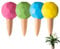 MKNZOME Plant Watering Stakes, 4pcs Terracotta Self Watering Spikes Plant Watering Devices for Wine Bottles Vacation Automatic Plant Waterers for Indoor & Outdoor Plants