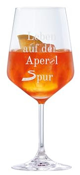 Spiegelau & Nachtmann Style Aperol Bicchiere da 630 ml con incisione Life on the Aperolspur – Aperol SPRITZ Amante – Made in Germany – Idea regalo (Aperol Sprur)