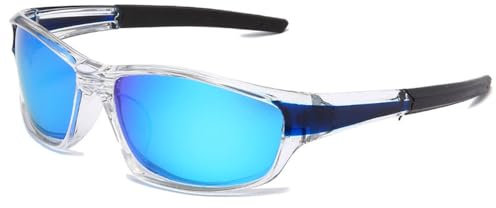 EnteLE Polarisierte Sonnenbrille für Herren, Autofahrer-Sonnenbrille, klassische Sonnenbrille, Vintage-Stil, 3, mehrfarbig