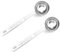 2 Pcs Tablespoon Measuring Spoon, 30ML Stainless Steel Coffee Spoons,Coffee Scoop,Long Handled Tablespoon,Suitable for Grinding Coffee,Powder