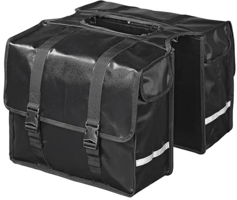 ProPlus Gepäckträger Fahrradtasche 40L – Robuste & Universelle Fahrradtasche für Gepäckträger mit Klettverschluss, Klickschnallen & Reflektoren – Wetterfest 39 x 32,5 x 15 cm