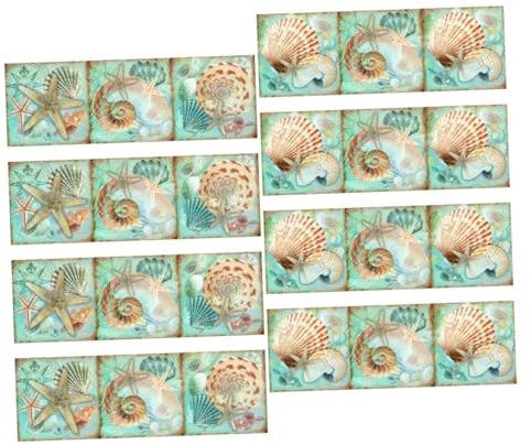 CANIGHT Fliesenaufkleber Aus Keramik 4 X 4 Fliesen Selbstklebend Wanddekoration Und Wandbild Zum Aufkleben Für Küche Und Badezimmer