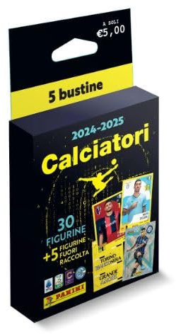 Calciatori Panini 2024/25 Ecoblister 5 bustine 30 figurine Panini