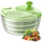 Salad Spinner Salad Washer and Spinner, Lettuce Spinner with Vegetable Washing Basket and Serving Bowl, Household Fruit Drainer Salad Dryer