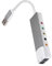 Ksikdeg Scheda audio esterna USB con SPDIF Digital Sound per sistemi audio surround 5.1 & 7.1, alluminio