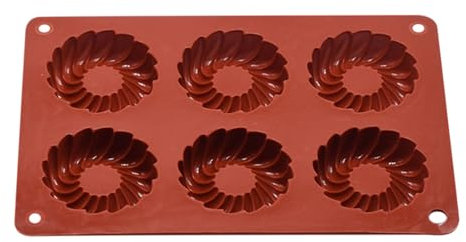 Silicone Mold, Chocolate Mold, Flessibile Round Shape Easy Release Food Grade Temperature Resistant Reusable, Non-Stick Mould for Chocolate, Cake, Candy, Budding, Small Soap