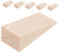 KAILIKETIY 6Pcs Non Slip Wooden Door Stop Wedge Triangle Door Block for Home Office Elegant Design Versatile Security for Various Door
