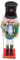 BATHVEVE Ornamento Schiaccianoci statue di natale burattino schiaccianoci Ornamenti di schiaccianoci decorazioni centrotavola natalizie schiaccianoci in legno di Natale Di legno Verde