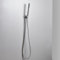 Doccetta con Supporto e Flessibile Roller - Kit doccia, accessori bagno, doccino per, set completo, colonna, asta soffione, compatibile con attacchi standard, ideale per arredo bagno