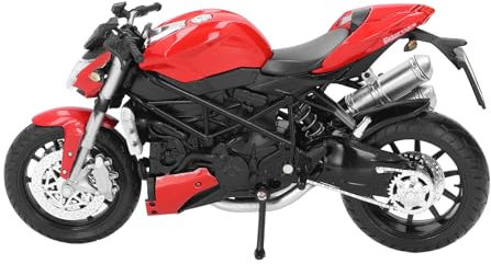 Haofy Kids Moto Toy 1:12 Legierungsmodell Als Spielen und Sammlung (Rot)