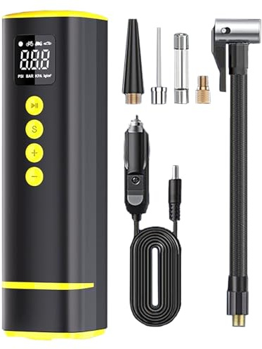 Xummpxuk Air Pump | Cordless Air Pump,150psi Electric Cordless Gauge Pressure for Bike Car Truck Motorcycle Automotive Balls Bicycle Bike Car