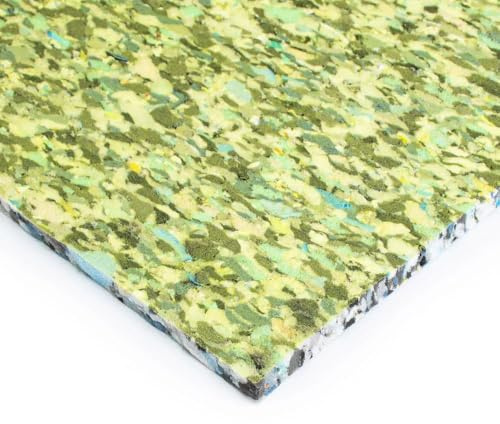 Silver Star Carpet Underlay, Polyurethane Foam, 8mm 10mm 12mm Thick, High Density, 137cm Width, Noise Reduction (10mm Thick - 5m2)