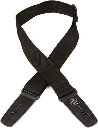 Lock It LIS001P2BLK Professional 2 Polypro Strap with Locking Ends, Black